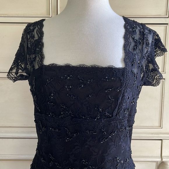 Onyx Nite Black Lace Dress size 12 - Picture 3 of 10